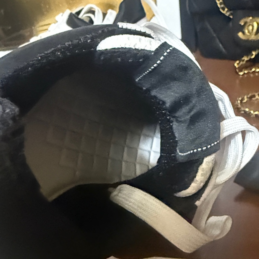 Chanel white and Black Tennis - Picture 7 of 8